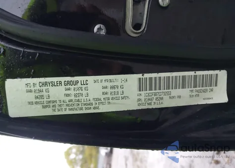 2014 Dodge Dart Sxt z USA, uszkodzony, nr VIN 1C3CDFBB7ED732553